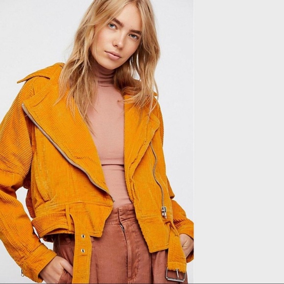 Sold Free People Moto Corduroy Jacket 